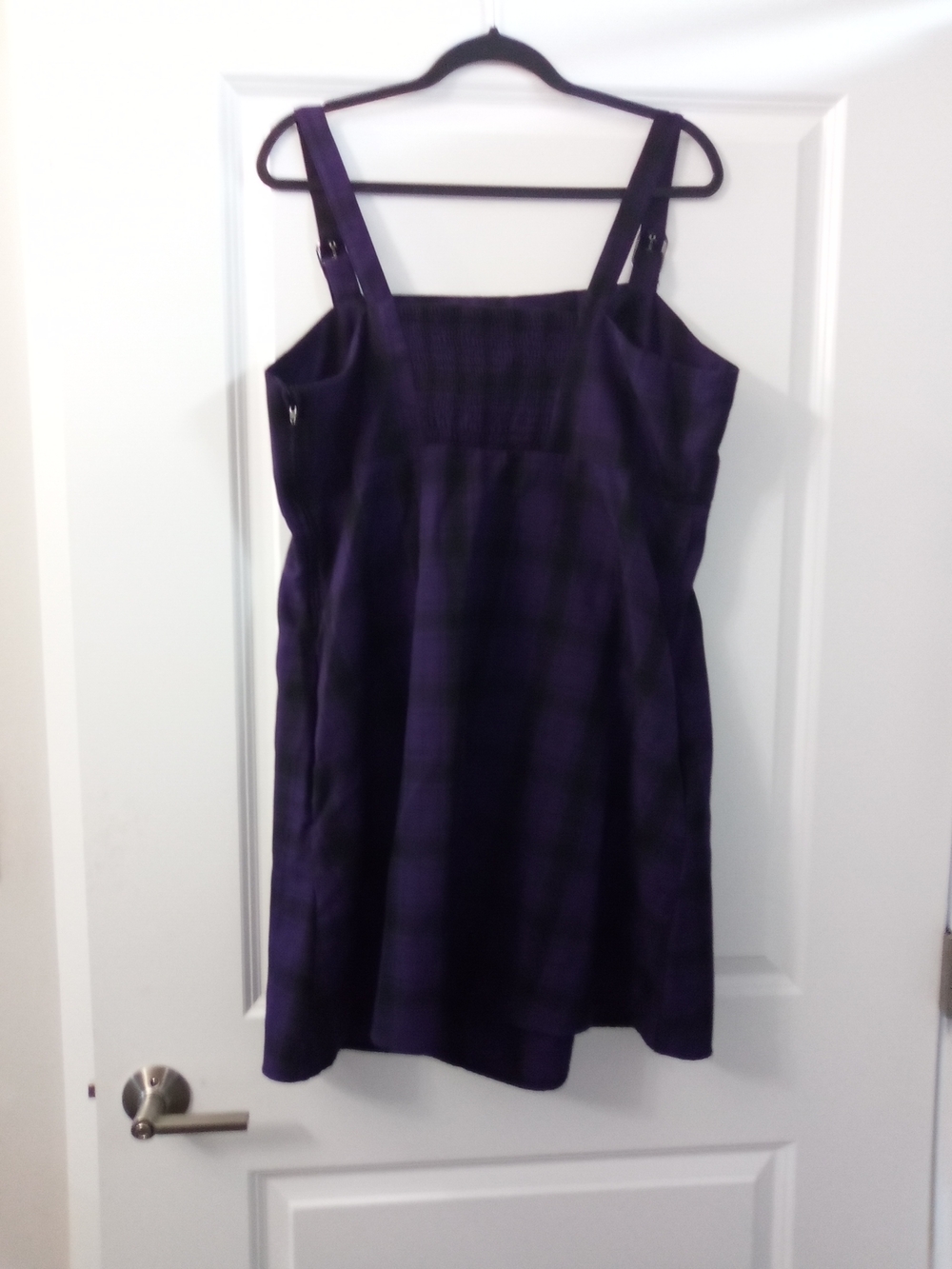 Hot Topic 90s Grunge Punk Emo Whimsigoth Dark Academia Mini Plaid Dress Size 18 - Picture 8 of 8